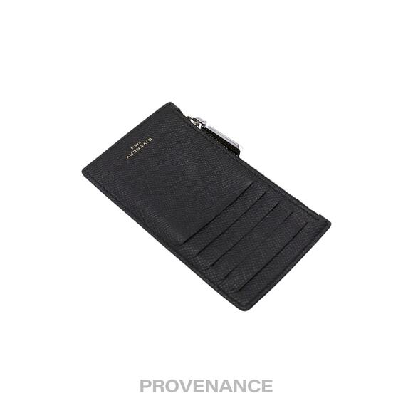 🔴 Givenchy Vertical Card Holder Wallet - Black Yellow - Picture 5 of 11